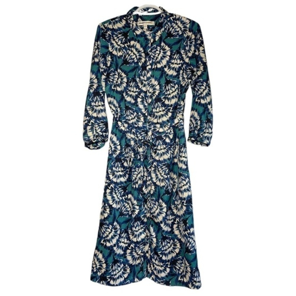 WOT CLEMENTS RIBEIRO PORTOBELLO BELTED DRESS SIZE S